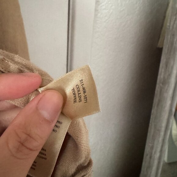 🦋 RAILS Collins Utility Military Linen Blend Zip Up Jacket Toffee Tan Medium - Picture 6 of 8